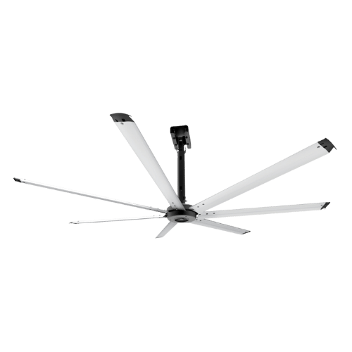 Representative hvls fans for factories, warehouses and large halls. Exact model, configuration and availability are confirmed on enquiry.