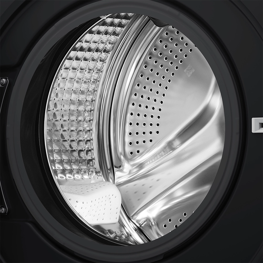 Haier 9 kg 1400 RPM Front Load Washing Machine – HW90-IM14F5BKU1, Black - Image 5