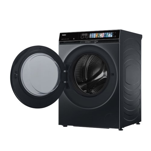 Haier 12 kg / 8 kg 1400 RPM Front Load Washer Dryer – HWD120-DM14F17BKU1, Black - Image 5