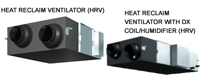 Daikin heat reclaim ventilation equipment; representative manufacturer series image