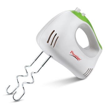 Prestige PHM 1.0 hand mixer with beaters, shown as a mixing alternative