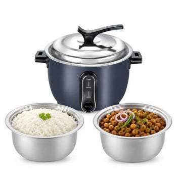 Prestige Delight Electric Rice Cooker (4.2 L Open Type, with Aluminium Cooking Pan - 2 Unit); representative product photograph