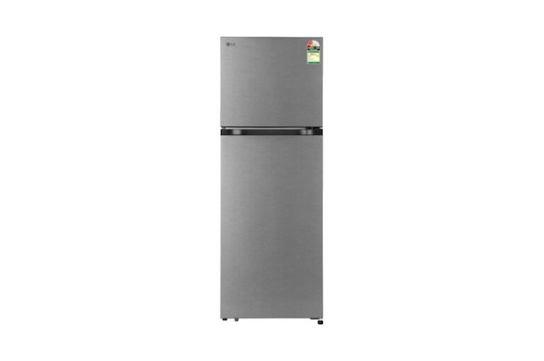 LG GLT2526XWDS top-freezer double-door refrigerator in steel finish