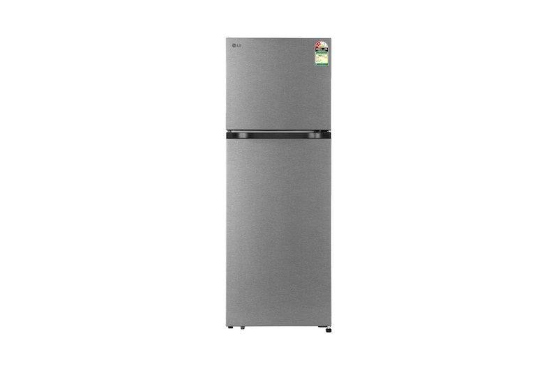 LG GLT2526XWDS top-freezer double-door refrigerator in steel finish