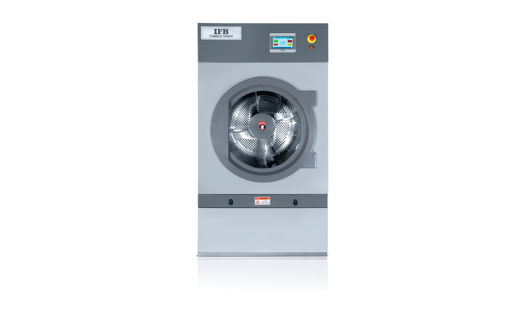 IFB commercial tumble dryer, manufacturer representative image used on ITD 15 and ITD 30 official product pages; exact configuration varies.