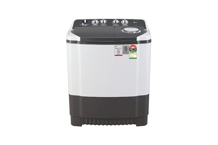 LG P7020NGAZ semi-automatic twin-tub washing machine, representative category photograph