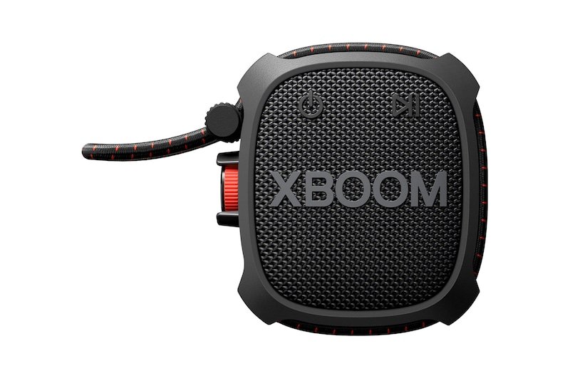 LG XG2TBK portable Bluetooth speaker; representative product photograph