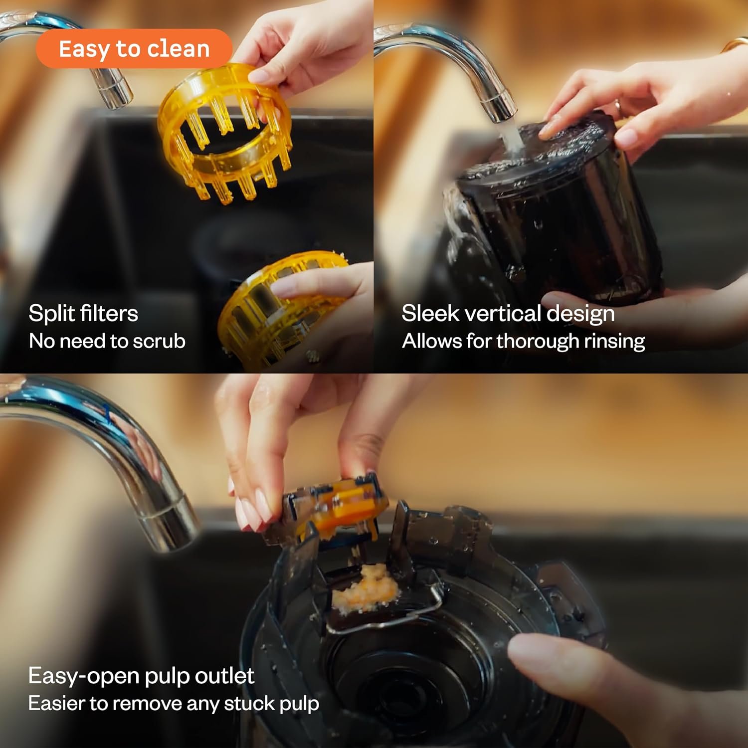 Atomberg Althea Midnight Black – Cleaning removable parts