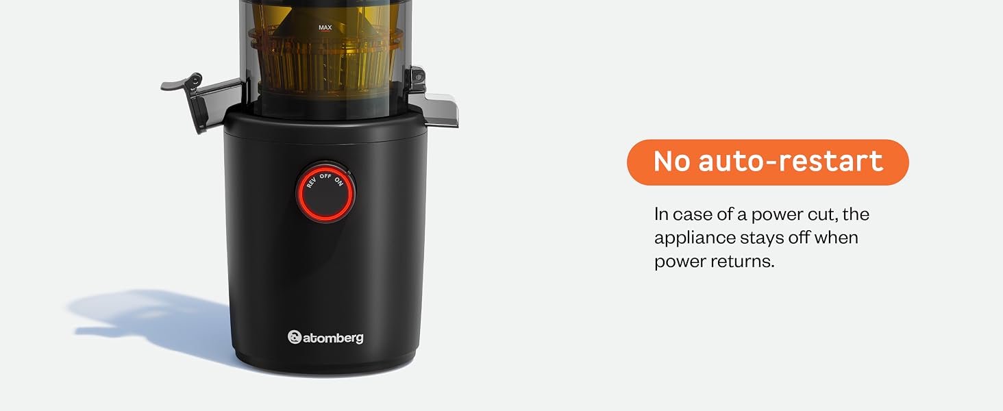 Atomberg Althea Midnight Black – No automatic restart safety